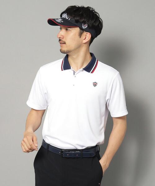 adabat(アダバット)の「【新レーベル ADABAT NAVY】UVカット/吸水速乾 クレリックドライポロシャツ(ポロシャツ・メンズ・ブラック/ネイビー/ホワイト・46/48/50/52)」の1枚目の写真