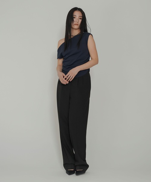 tシャツ 2WAY ドレープ プルオーバー ( セットアップ可 ) KINO THE KEI レディース 2WAY ドレープ プルオーバー ( セットアップ可 ) KINO THE KEI