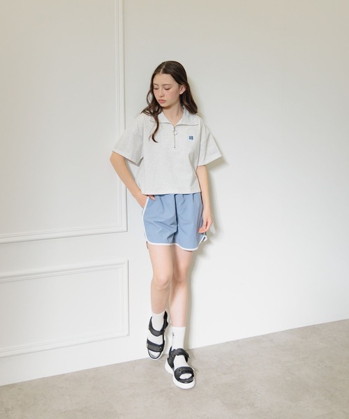 GLOBAL WORK(グローバルワーク)の「DRY/パイピングショーツ/321476(その他パンツ・キッズ・ピンク/グリーン/グレー/ブルー/ブラック・130cm/140cm/150cm/160cm)」の7枚目の写真