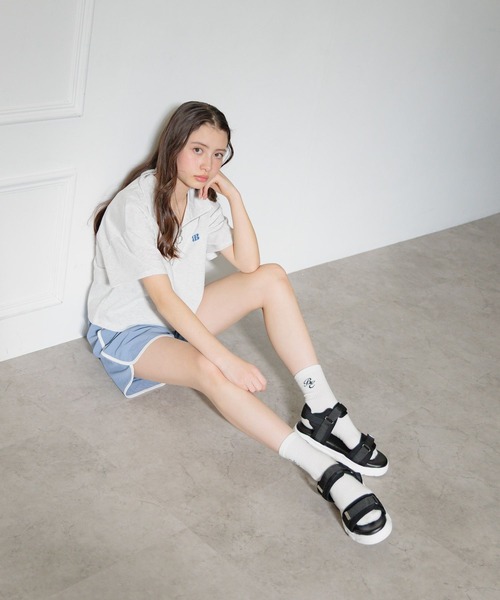 GLOBAL WORK(グローバルワーク)の「DRY/パイピングショーツ/321476(その他パンツ・キッズ・ピンク/グリーン/グレー/ブルー/ブラック・130cm/140cm/150cm/160cm)」の9枚目の写真