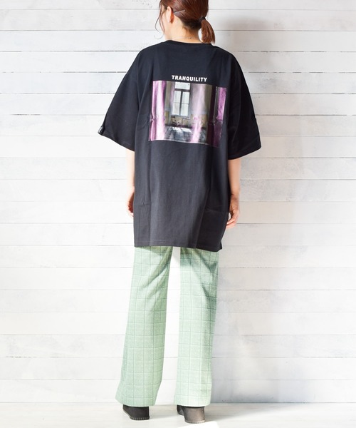 ARCHIVER(アーカイバ)の「【RS】【pledge】ビッグシルエット バックプリントTシャツ(Tシャツ/カットソー・レディース・ホワイト系その他6・LARGE/MEDIUM)」の17枚目の写真