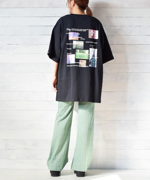 ARCHIVER(アーカイバ)の「【RS】【pledge】ビッグシルエット バックプリントTシャツ(Tシャツ/カットソー・レディース・ホワイト系その他6・LARGE/MEDIUM)」の22枚目の写真