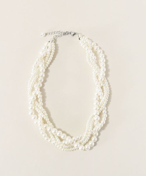 styiro（スタイロ）の「ホワイトパールネックレス ボリューム（ネックレス・レディース・ホワイト系その他/ホワイト系その他2/ホワイト系その他3・FREE）」の4枚目の写真