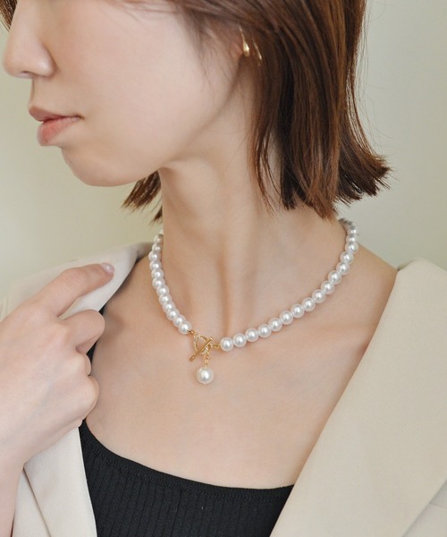 styiro（スタイロ）の「ホワイトパールネックレス ボリューム（ネックレス・レディース・ホワイト系その他/ホワイト系その他2/ホワイト系その他3・FREE）」の16枚目の写真