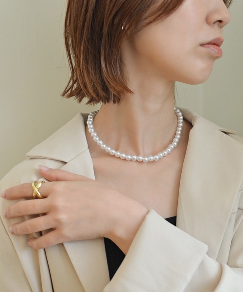 styiro（スタイロ）の「ホワイトパールネックレス ボリューム（ネックレス・レディース・ホワイト系その他/ホワイト系その他2/ホワイト系その他3・FREE）」の15枚目の写真