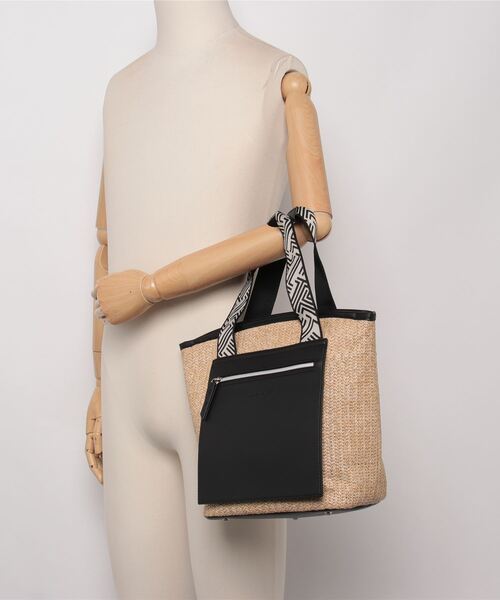 LANVIN SPORT ランバン スポール カートバッグ ロゴ 柄 モノグラム ランバン スポール LANVIN SPORT モノグラム柄カートバッグ