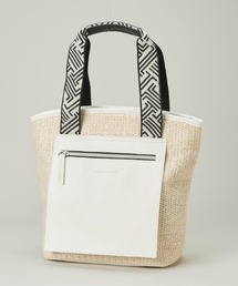 ランバンスポール LANVINSPORT ストライプ カートバッグ トートバッグ LANVIN SPORT モノグラムプリントカートバッグ -デサントストア