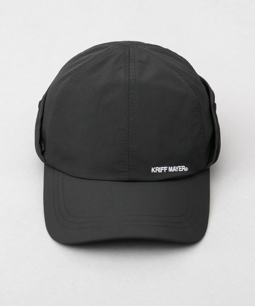 KRIFF MAYER(クリフメイヤー)の「撥水加工 ナイロン 2WAY サンシェード付き キャップ 吸汗速乾スベリ使用(キャップ・メンズ・ブラック・FREE)」の11枚目の写真