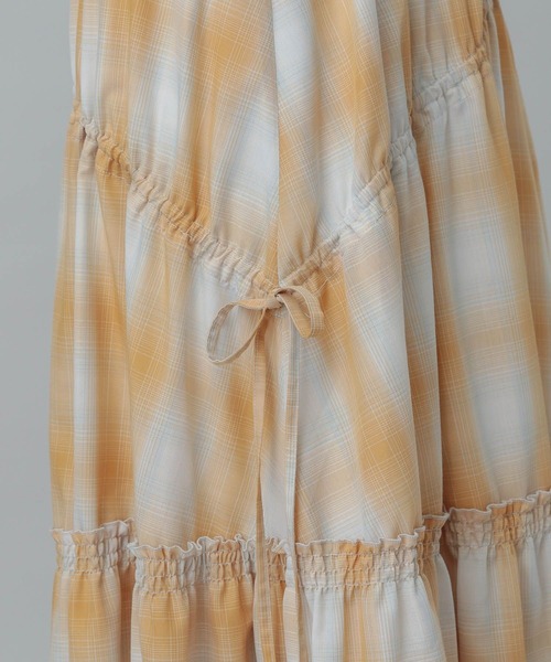 GLOBAL WORK(グローバルワーク)の「MATINEE LINE/チェックスカート/327172(スカート・レディース・ブラック系その他/ブラウン系その他/イエロー系その他・MEDIUM/LARGE)」の12枚目の写真