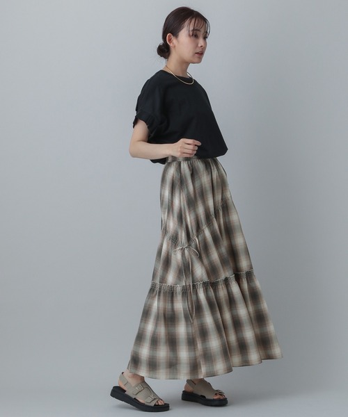 marcjacobs2020春スカート 楽天市場】【24春夏新作】ギャザーフレアロングスカート