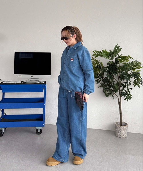 sedacle（セダクル）の「ハートピスペインターデニム【SETUP着用可能】（デニムパンツ・メンズ・ブラック/インディゴブルー/ライトブルー・LARGE/MEDIUM/SMALL）」の14枚目の写真