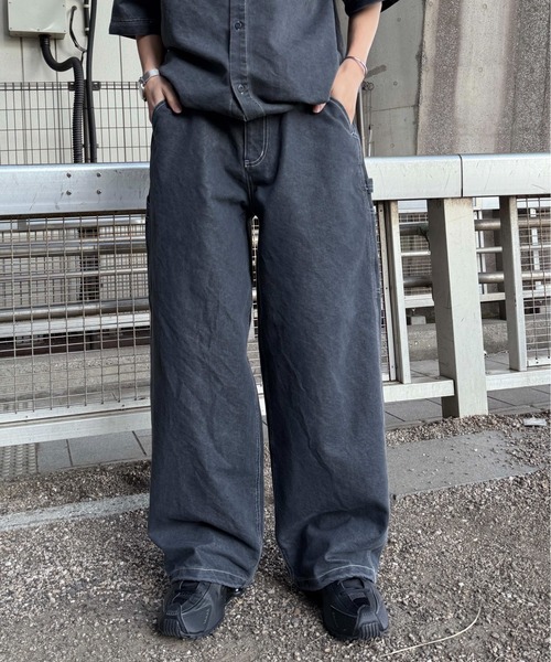 sedacle（セダクル）の「ハートピスペインターデニム【SETUP着用可能】（デニムパンツ・メンズ・ブラック/インディゴブルー/ライトブルー・LARGE/MEDIUM/SMALL）」の19枚目の写真