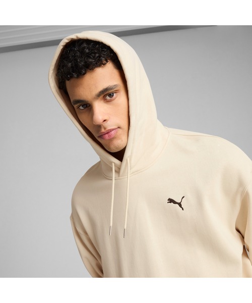 PUMA（プーマ）の「PUMA プーマ メンズ ワードローブ ESS リラックス フーディー（パーカー・メンズ・ブラック/オフホワイト・LARGE/MEDIUM/SMALL/XX-LARGE/X-LARGE）」の7枚目の写真