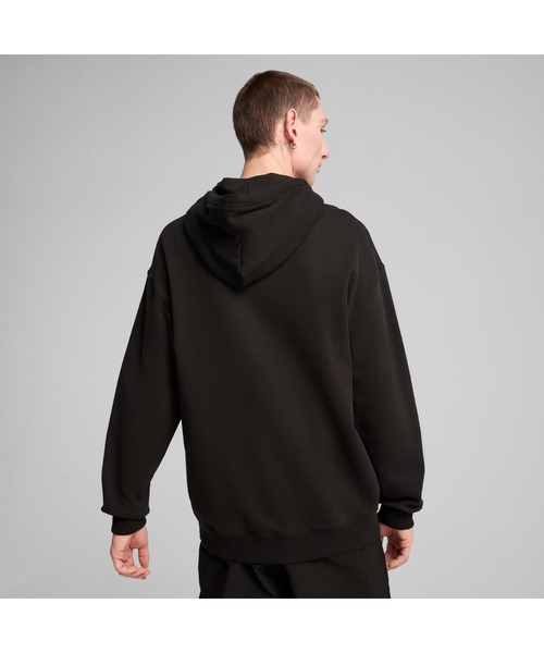 PUMA（プーマ）の「PUMA プーマ メンズ ワードローブ ESS リラックス フーディー（パーカー・メンズ・ブラック/オフホワイト・LARGE/MEDIUM/SMALL/XX-LARGE/X-LARGE）」の12枚目の写真