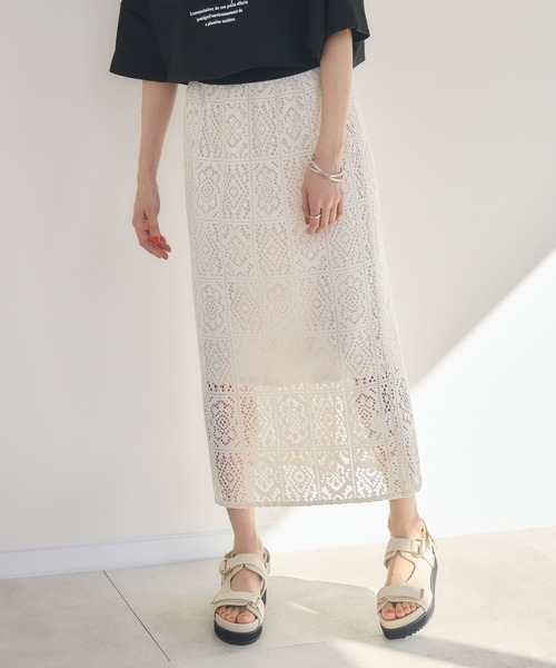 KATHARINE ROSS（キャサリンロス）の「【KATHARINE ROSS】レースセットスカート（スカート・レディース・ブラック/アイボリー・MEDIUM）」の14枚目の写真