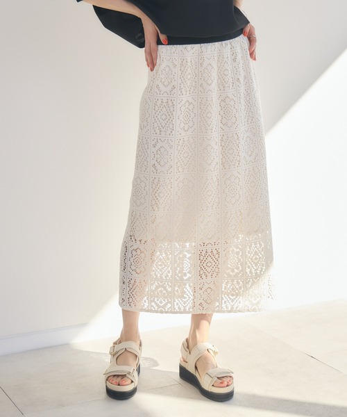 KATHARINE ROSS（キャサリンロス）の「【KATHARINE ROSS】レースセットスカート（スカート・レディース・ブラック/アイボリー・MEDIUM）」の13枚目の写真