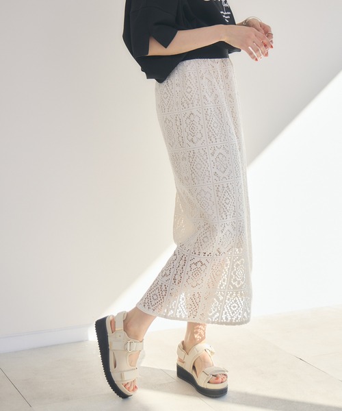 KATHARINE ROSS（キャサリンロス）の「【KATHARINE ROSS】レースセットスカート（スカート・レディース・ブラック/アイボリー・MEDIUM）」の12枚目の写真