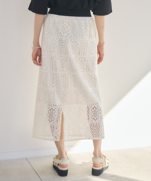 KATHARINE ROSS（キャサリンロス）の「【KATHARINE ROSS】レースセットスカート（スカート・レディース・ブラック/アイボリー・MEDIUM）」の9枚目の写真