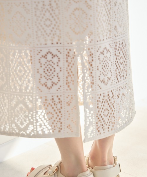 KATHARINE ROSS（キャサリンロス）の「【KATHARINE ROSS】レースセットスカート（スカート・レディース・ブラック/アイボリー・MEDIUM）」の6枚目の写真