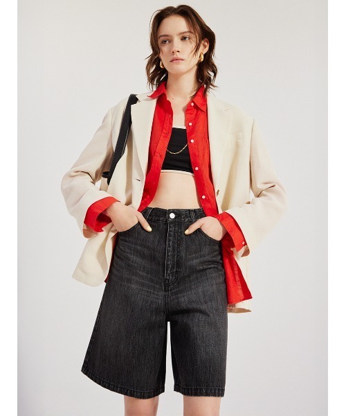 Mila Owen（ミラオーウェン）の「ベロアトリムストラップ付スイムSET