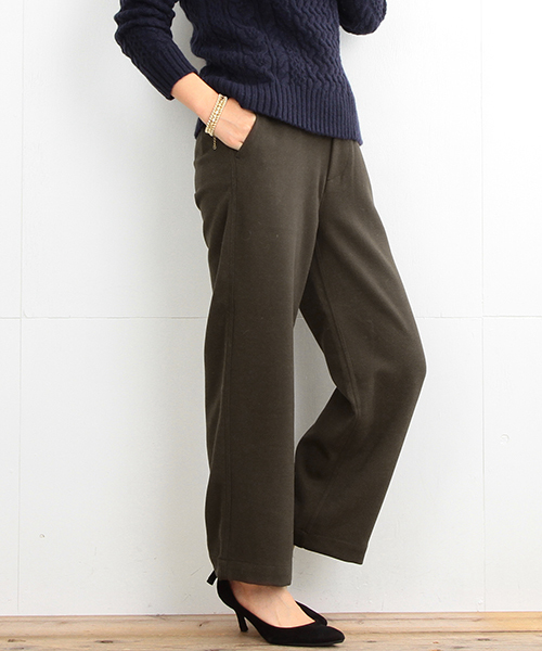 B:MING by BEAMS(ビーミングバイビームス)の「ビーミング by ビームス / 起毛ストレートパンツ(その他パンツ・レディース・カーキ/ライトグレー/ブラック・LARGE/MEDIUM/SMALL)」の3枚目の写真