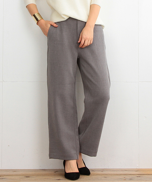 B:MING by BEAMS(ビーミングバイビームス)の「ビーミング by ビームス / 起毛ストレートパンツ(その他パンツ・レディース・カーキ/ライトグレー/ブラック・LARGE/MEDIUM/SMALL)」の1枚目の写真