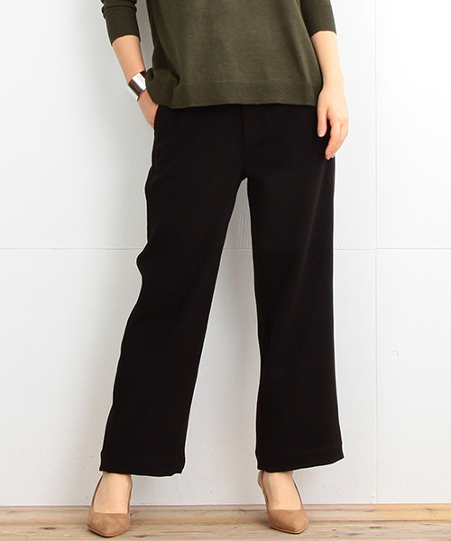 B:MING by BEAMS(ビーミングバイビームス)の「ビーミング by ビームス / 起毛ストレートパンツ(その他パンツ・レディース・カーキ/ライトグレー/ブラック・LARGE/MEDIUM/SMALL)」の2枚目の写真