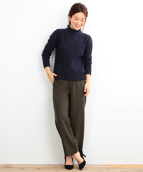 B:MING by BEAMS(ビーミングバイビームス)の「ビーミング by ビームス / 起毛ストレートパンツ(その他パンツ・レディース・カーキ/ライトグレー/ブラック・LARGE/MEDIUM/SMALL)」の18枚目の写真