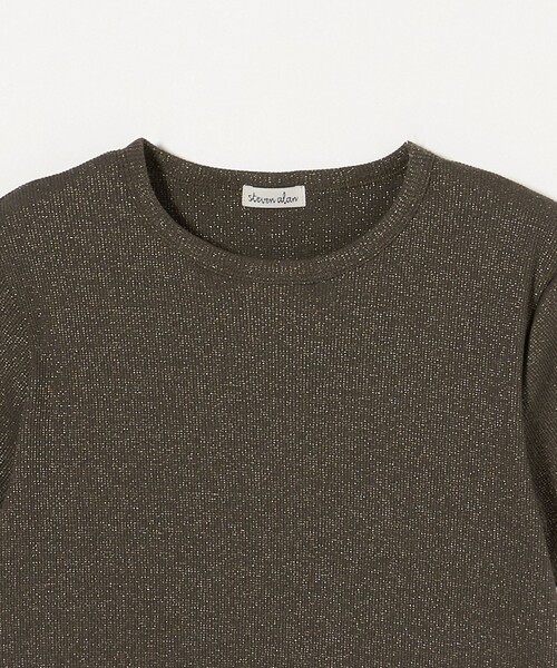 Steven Alan＞ラメ テレコ Tシャツ（Tシャツ/カットソー