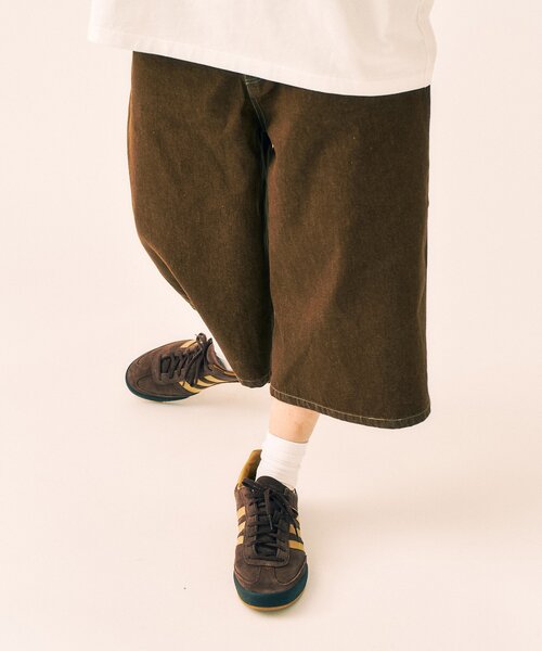 417 EDIFICE（フォーワンセブンエディフィス）の「デニム ワイドショートパンツ（デニムパンツ・メンズ・ブラック/ネイビー/ブラウン/ブルー・MEDIUM/LARGE）」の10枚目の写真