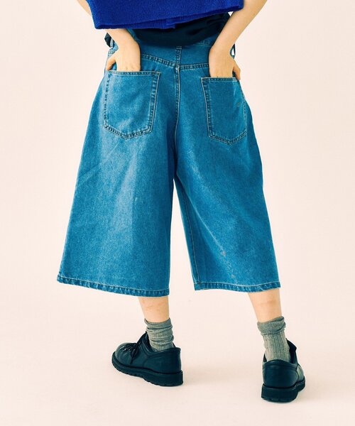 417 EDIFICE（フォーワンセブンエディフィス）の「デニム ワイドショートパンツ（デニムパンツ・メンズ・ブラック/ネイビー/ブラウン/ブルー・MEDIUM/LARGE）」の17枚目の写真