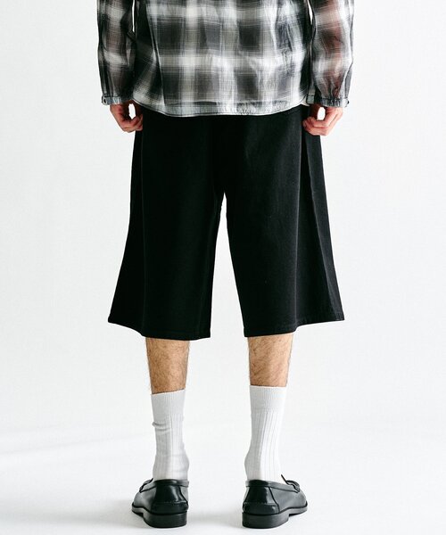 417 EDIFICE（フォーワンセブンエディフィス）の「デニム ワイドショートパンツ（デニムパンツ・メンズ・ブラック/ネイビー/ブラウン/ブルー・MEDIUM/LARGE）」の20枚目の写真