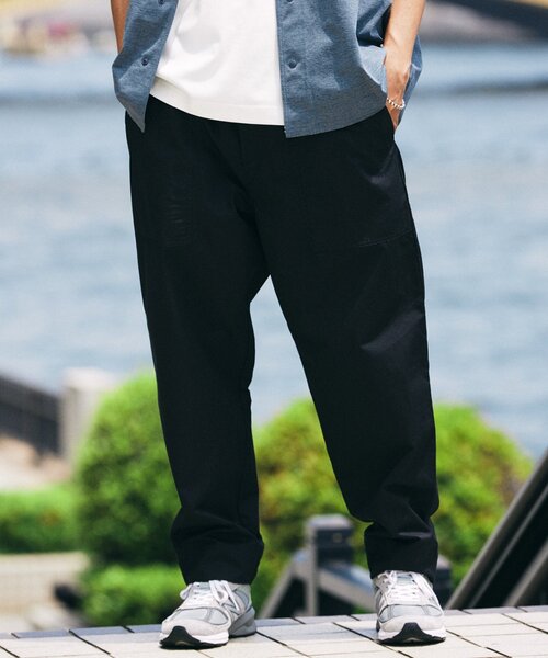 JOURNAL STANDARD relume(ジャーナルスタンダード レリューム)の「HOUSE HOLD / ハウスホールド ベイカーパンツ(チノパンツ・メンズ・ブラック/オリーブ/カーキ/アイボリー・MEDIUM/LARGE/SMALL)」の10枚目の写真