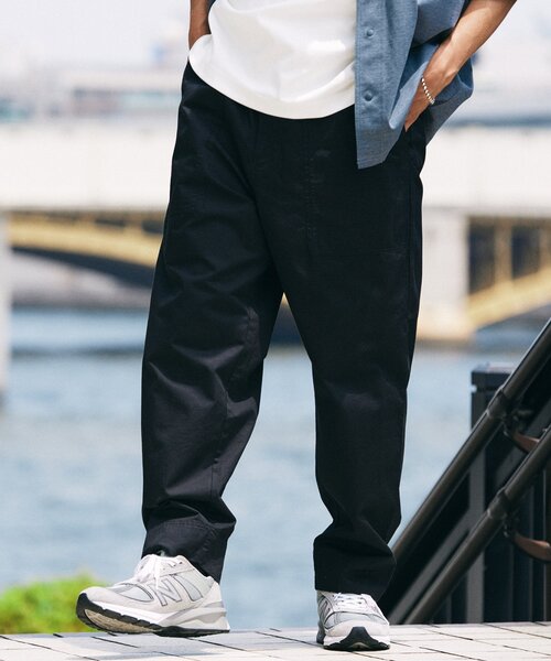 JOURNAL STANDARD relume(ジャーナルスタンダード レリューム)の「HOUSE HOLD / ハウスホールド ベイカーパンツ(チノパンツ・メンズ・ブラック/オリーブ/カーキ/アイボリー・MEDIUM/LARGE/SMALL)」の11枚目の写真