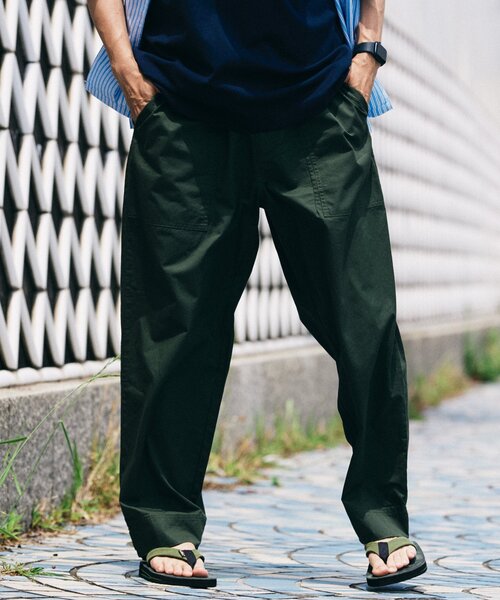 JOURNAL STANDARD relume(ジャーナルスタンダード レリューム)の「HOUSE HOLD / ハウスホールド ベイカーパンツ(チノパンツ・メンズ・ブラック/オリーブ/カーキ/アイボリー・MEDIUM/LARGE/SMALL)」の20枚目の写真