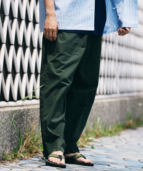 JOURNAL STANDARD relume(ジャーナルスタンダード レリューム)の「HOUSE HOLD / ハウスホールド ベイカーパンツ(チノパンツ・メンズ・ブラック/オリーブ/カーキ/アイボリー・MEDIUM/LARGE/SMALL)」の22枚目の写真