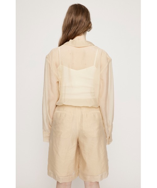 SLY（スライ）の「SHEER TAILOR JUMPSUITS シアー テイラー ジャンプスーツ（つなぎ/オールインワン・レディース・ブラック/ベージュ・FREE）」の12枚目の写真