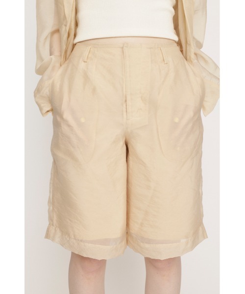 SLY（スライ）の「SHEER TAILOR JUMPSUITS シアー テイラー ジャンプスーツ（つなぎ/オールインワン・レディース・ブラック/ベージュ・FREE）」の16枚目の写真