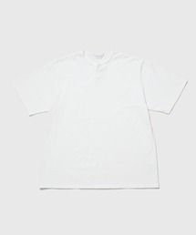 ボックスシルエット ミニマム キーネック Tシャツ