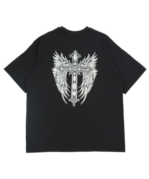 Figments(フィグメンツ)の「【日本製】Y2KクロスウイングビッグT(Tシャツ/カットソー・レディース・ブラック/ホワイト・FREE)」の10枚目の写真