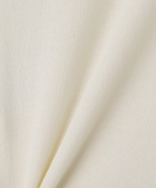 EMILY WEEK（エミリーウィーク）の「【babaco/ババコ】 Twisted Cotton Back Tied ロングスリーブT / BA01-CR25（Tシャツ/カットソー・レディース・ブラック/パープル・LARGE）」の8枚目の写真