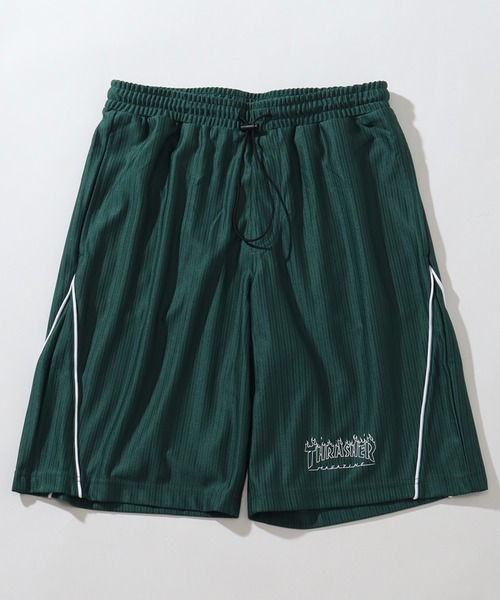 THRASHER(スラッシャー)の「【THRASHER/スラッシャー】パイピングデザイン ゲームショーツ(その他パンツ・メンズ・ホワイト/ブラック/グリーン・L/M/XL)」の3枚目の写真