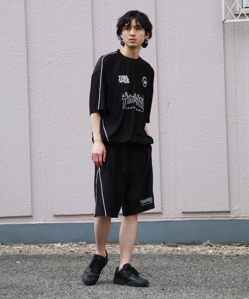 THRASHER(スラッシャー)の「【THRASHER/スラッシャー】パイピングデザイン ゲームショーツ(その他パンツ・メンズ・ホワイト/ブラック/グリーン・L/M/XL)」の16枚目の写真