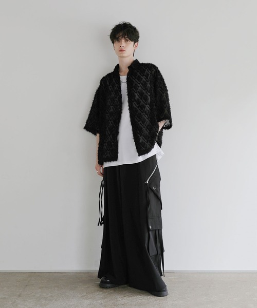 LILL（リル）の「ルーズシルエットサイドスリットアソートタンクトップ（タンクトップ・メンズ・ブラック系その他/グレー系/ブラック/ブラック系その他2/ホワイト/ホワイト系その他/ブラック系・XS/S/M/L）」の12枚目の写真