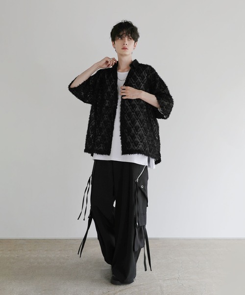 LILL（リル）の「ルーズシルエットサイドスリットアソートタンクトップ（タンクトップ・メンズ・ブラック系その他/グレー系/ブラック/ブラック系その他2/ホワイト/ホワイト系その他/ブラック系・XS/S/M/L）」の14枚目の写真