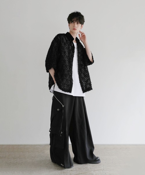 LILL（リル）の「ルーズシルエットサイドスリットアソートタンクトップ（タンクトップ・メンズ・ブラック系その他/グレー系/ブラック/ブラック系その他2/ホワイト/ホワイト系その他/ブラック系・XS/S/M/L）」の15枚目の写真