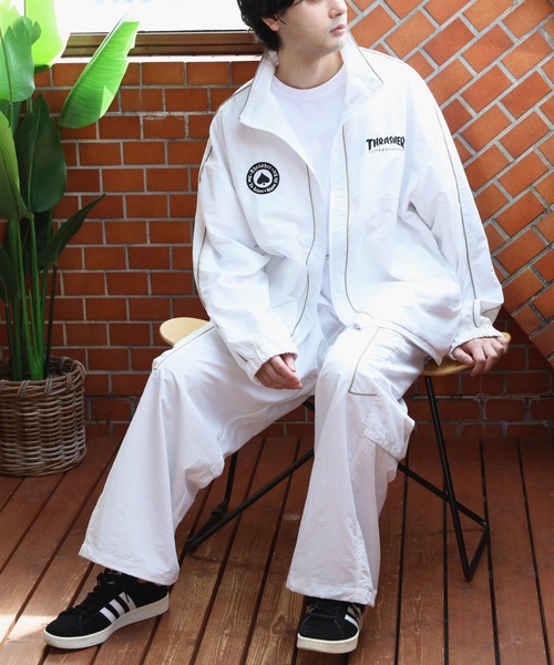 THRASHER（スラッシャー）の「THRASHER ナイロンタスラン（ブルゾン・メンズ・ブラック×ブルー/ホワイト系その他・MEDIUM/X-LARGE/LARGE）」の16枚目の写真