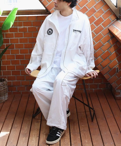 THRASHER（スラッシャー）の「THRASHER ナイロンタスラン（ブルゾン・メンズ・ブラック×ブルー/ホワイト系その他・MEDIUM/X-LARGE/LARGE）」の17枚目の写真