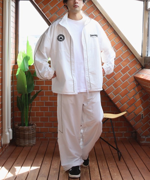 THRASHER（スラッシャー）の「THRASHER ナイロンタスラン（ブルゾン・メンズ・ブラック×ブルー/ホワイト系その他・MEDIUM/X-LARGE/LARGE）」の18枚目の写真