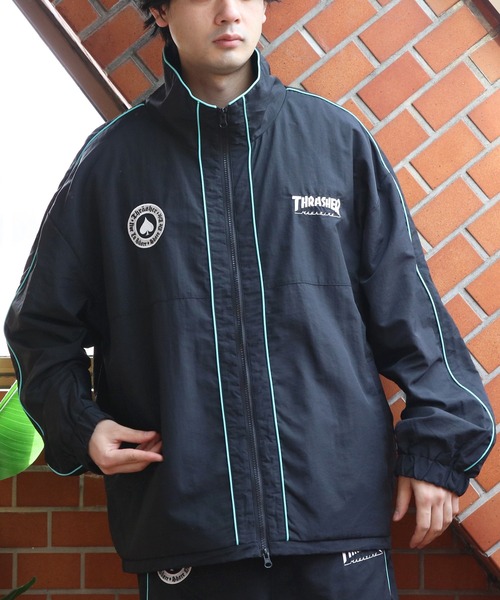 THRASHER（スラッシャー）の「THRASHER ナイロンタスラン（ブルゾン・メンズ・ブラック×ブルー/ホワイト系その他・MEDIUM/X-LARGE/LARGE）」の22枚目の写真